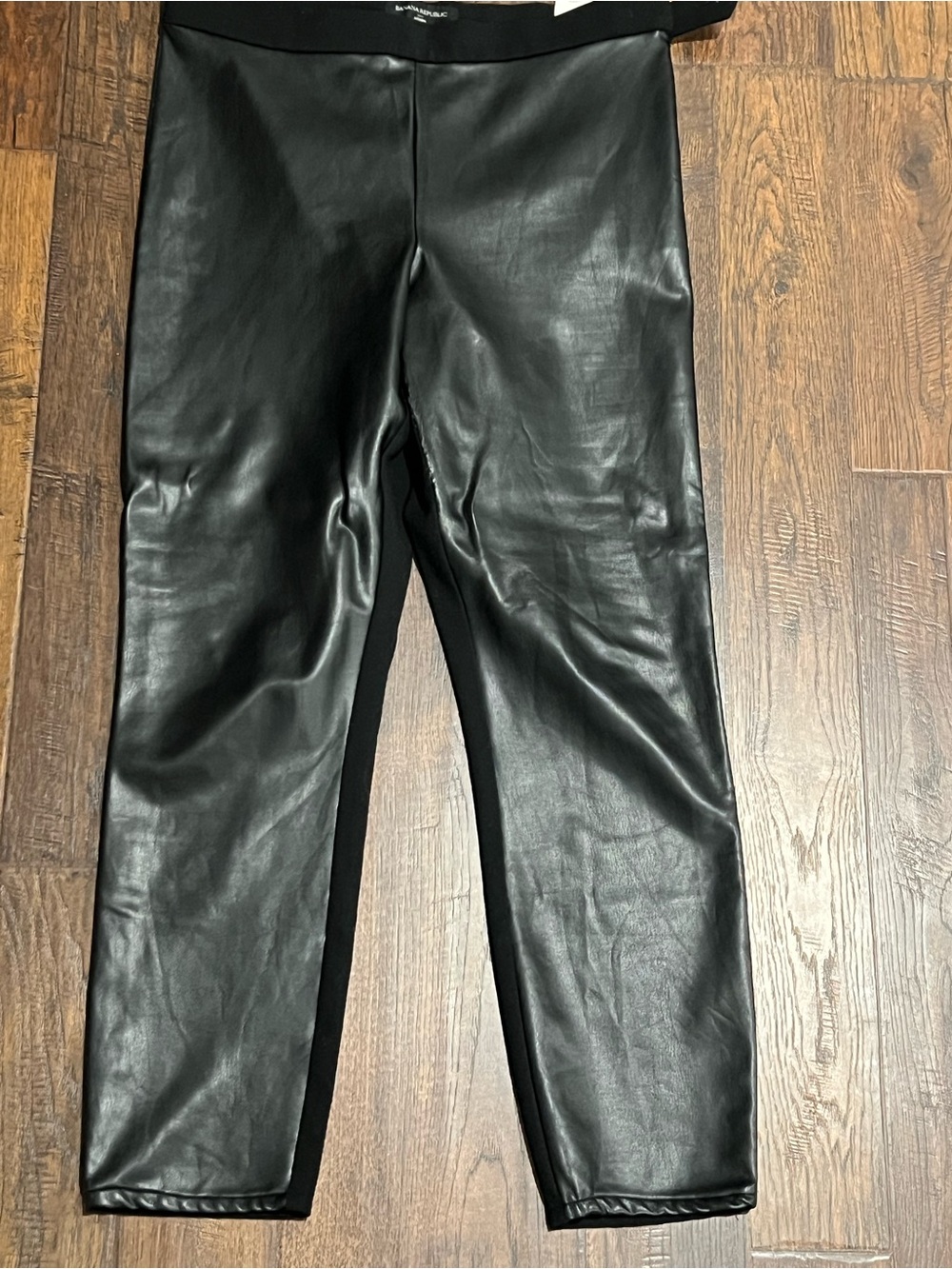 Faux Leather Black Leggings